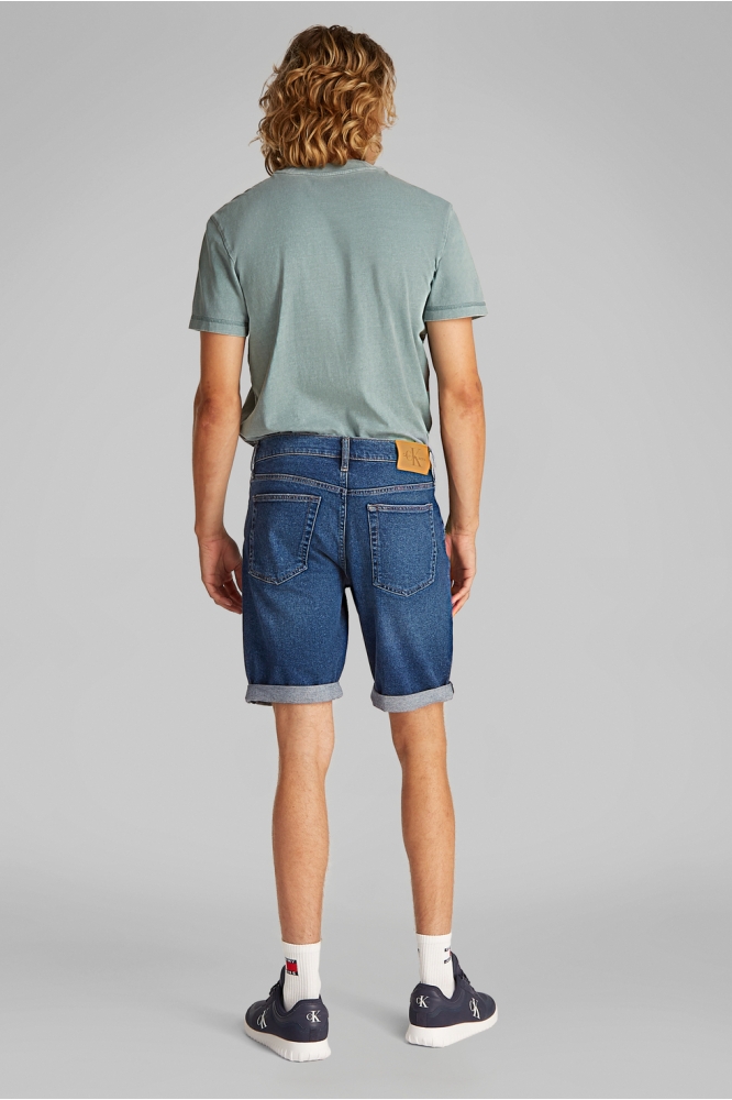 SLIM SHORT J30J327184 DENIM DARK
